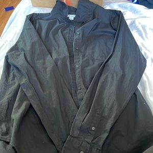 Black long sleeve button up